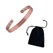 Pulseiras e Anéis Magnéticos de Cobre - Alivio para Artrite - Jóias para Homens e Mulheres