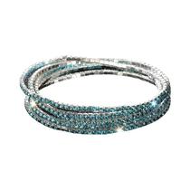 Pulseiras Elásticas De Cristal Dourado Com Strass 5 Peças DIY Joias Presente Pulseiras De Metal De
