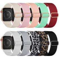 Pulseiras Elásticas de Nylon Maledan (10 Unidades) para Apple Watch Pulseiras Elásticas de Nylon Maledan (10 Unidades) para Apple Watch