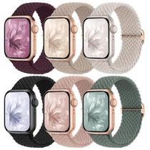 Pulseiras elásticas trançadas compatíveis com Apple Watch 38-49 mm Pulseiras elásticas trançadas compatíveis com Apple Watch 38-49 mm