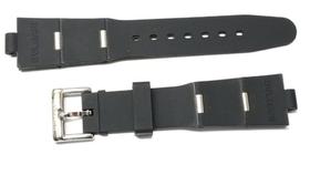 Pulseiras em borracha com fivela e conector em inox Compatível com a Marca Bulgari 21 e 24mm.LC22