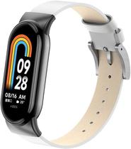 Pulseiras em couro NSmart com encaixe de metal compatíveis com MI BAND 8 / MI BAND 9 Pulseiras em couro NSmart com encaixe de metal compatíveis com MI BAND 8 / MI BAND 9