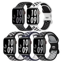 Pulseiras esportivas compatíveis com Apple Watch 44 mm 42 mm para homens e mulheres Pulseiras esportivas compatíveis com Apple Watch 44 mm 42 mm para homens e mulheres