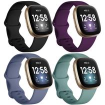 Pulseiras esportivas de TPU de reposição para Fitbit Sense/Versa 3