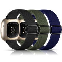 Pulseiras esportivas Maledan compatíveis com Fitbit Sense/Versa 3/4 Pulseiras esportivas Maledan compatíveis com Fitbit Sense/Versa 3/4