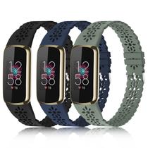Pulseiras esportivas Wewatri compatíveis com pacote de 3 Fitbit Luxe