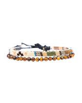 Pulseiras feitas por Nami Boho Surfer, à prova d'água, ajustável, conjunto de 2