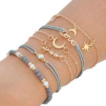 Pulseiras Feminina K Pop Bts Bracelete Dourado Banda Moda Pt Pulseiras Feminina K Pop Bts Bracelete Dourado Banda Moda Pt