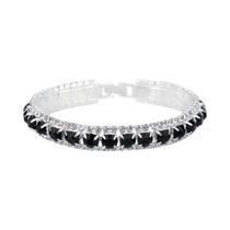 Pulseiras Femininas Em Prata Esterlina 925 Com Zircônia AAA E Cristal Austríaco, 14 Cores, Joias Com