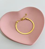 Pulseiras folheada a ouro modelo fita fina delicada Pulseiras folheada a ouro modelo fita fina delicada
