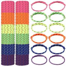 Pulseiras Friendship Janinka, 432 unidades para crianças, nylon a granel