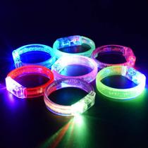 Pulseiras Glow MuLucky, 14 unidades com 14 baterias de reposição para festas Pulseiras Glow MuLucky, 14 unidades com 14 baterias de reposição para festas