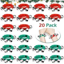 Pulseiras Jingle Bells Augshy - 20 Unidades - Lembrancinhas de Natal