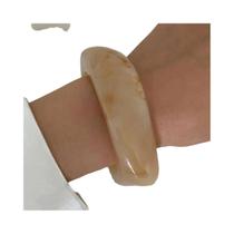 Pulseiras Largas De Resina Vintage Punk Para Mulheres, Joias De Festa Geométricas Chunky