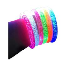 Pulseiras LED Brilhantes De Halloween 1-100PCS, Suprimentos De Festa Fluorescentes Em Acrílico,