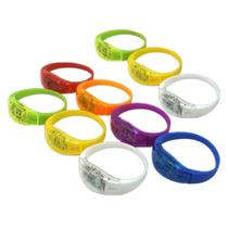 Pulseiras LED hejhncii Sound Controlled Glow 10 unidades