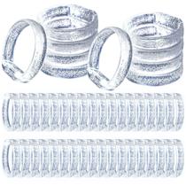 Pulseiras LED Leitee White Glow in the Dark para festas x24