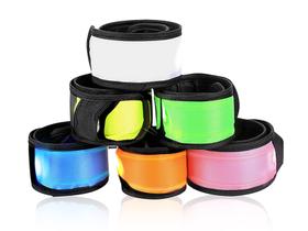 Pulseiras LED Light Up Band Slap, pacote com 6 Pulseiras LED Light Up Band Slap, pacote com 6