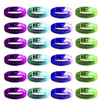 Pulseiras LED Light Up DAOKEY Flashing Colorful, pacote com 24 Pulseiras LED Light Up DAOKEY Flashing Colorful, pacote com 24