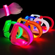 Pulseiras LED Light Up M.best Glow Flashing Pulseiras x8