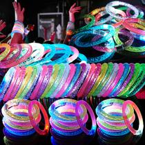 Pulseiras LED Light Up, pacote OLUPP 120, que brilham no escuro