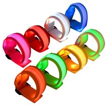 Pulseiras LED Light Up XunHe, 8 peças para crianças e adultos, nylon
