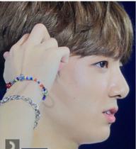 Pulseiras Masculina K Pop Bts Bracelete Dourado Banda Moda -