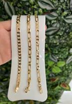 Pulseiras masculinas banhada a ouro 18 quilates