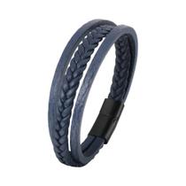 Pulseiras Masculinas De Aço Inoxidável Com Corda Trançada Multicamadas E Pingente, Presente Moderno.