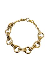 Pulseiras Maxi banhado a Ouro pulseira trabalhada cadeado