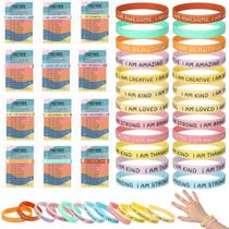 Pulseiras motivacionais de silicone HyDren 36 Sets para estudantes