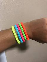 Pulseiras neon - Lojinha da Jess