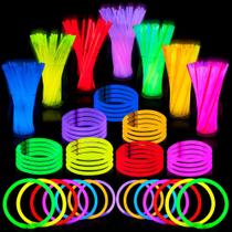 Pulseiras Neon Para Festa Kit Com 100 Unidades