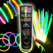 Pulseiras Neon para Festas - 100 unidades