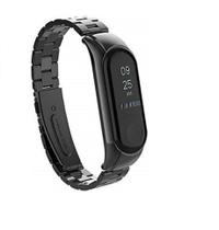 Pulseiras NSmart em aço 3 elos compatível com MI Band 4 ou 3 + Película