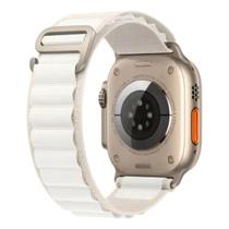Pulseiras Nylon Loop Alpine Para Watch 42mm Á 49mm Cor branco