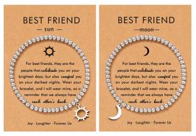 Pulseiras OBSUN Sun and Moon Best Friend para mulheres