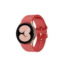 Pulseiras para Galaxy Watch 4, 5 e 6, todas em silicone vermelho