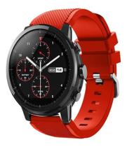 Pulseiras Para Stratos 2 2s E Stratos 3 - Vermelho Pulseiras Para Stratos 2 2s E Stratos 3 - Vermelho