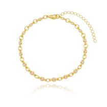 Pulseiras Pedrinhas Cristal de Semijóia