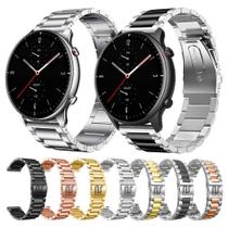 Pulseiras premium em aço inoxidável 3 elos Nsmart compatíveis com GTR 47MM / GTR 2 / GTR 2e