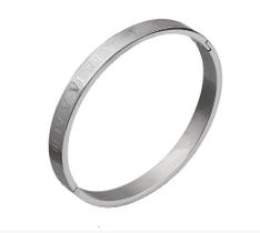 Pulseiras royal classic pulseira de aço inoxidável pulseira de punho prata r Pulseiras royal classic pulseira de aço inoxidável pulseira de punho prata r