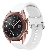 Pulseiras Silicone Para Galaxy Watch 3 41mm - Branco
