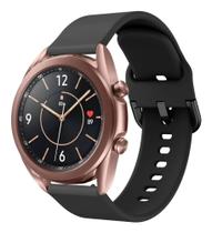 Pulseiras Silicone Para Galaxy Watch 3 41mm - Preto