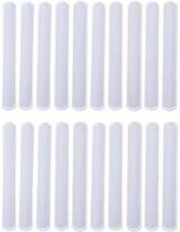Pulseiras Slap brancas 20 peças DIY Blank Slap Blank Slap Blank PVC Pulseiras Slap brancas 20 peças DIY Blank Slap Blank Slap Blank PVC