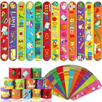 Pulseiras Slap JUNEBRUSHS Back to School 56 unidades para crianças