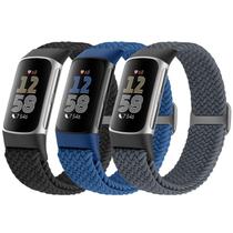 Pulseiras Solo Loop trançadas de reposição para Fitbit Charge 6/5