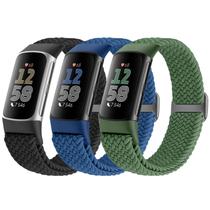 Pulseiras Solo Loop trançadas de reposição para Fitbit Charge 6/5