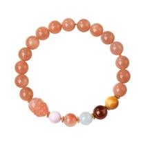Pulseiras Sunstone para mulheres com Pixius e pedras preciosas mistas Pulseiras Sunstone para mulheres com Pixius e pedras preciosas mistas