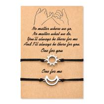 Pulseiras Tarsus Friendship Best Friend em aço inoxidável